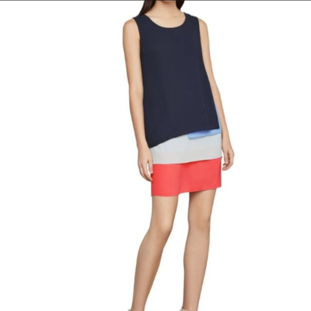 BCBGMaxazria Haley Layered Shift Dress